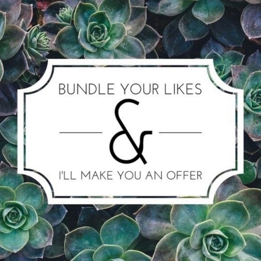 BUNDLE YOUR LIKES FOR A PRIVATE OFFER 💜